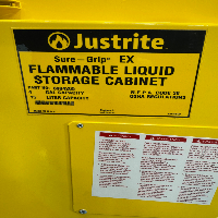 Justrite 4 Gallon Flammable Liquid Storage Cabinet image 3